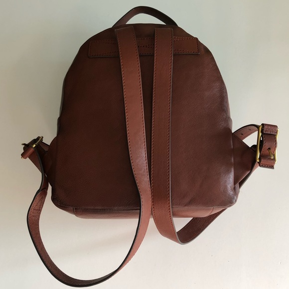 Sold Frye Olivia Mini Backpack - Cognac - Picture 2 of 8